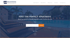 Desktop Screenshot of milestonerents.com